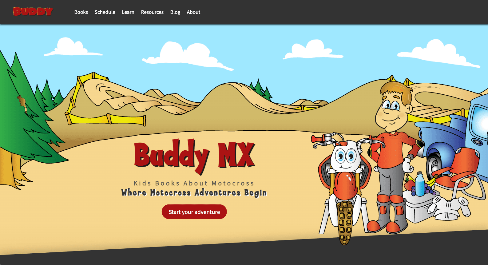 Full-width preview of Buddy MX